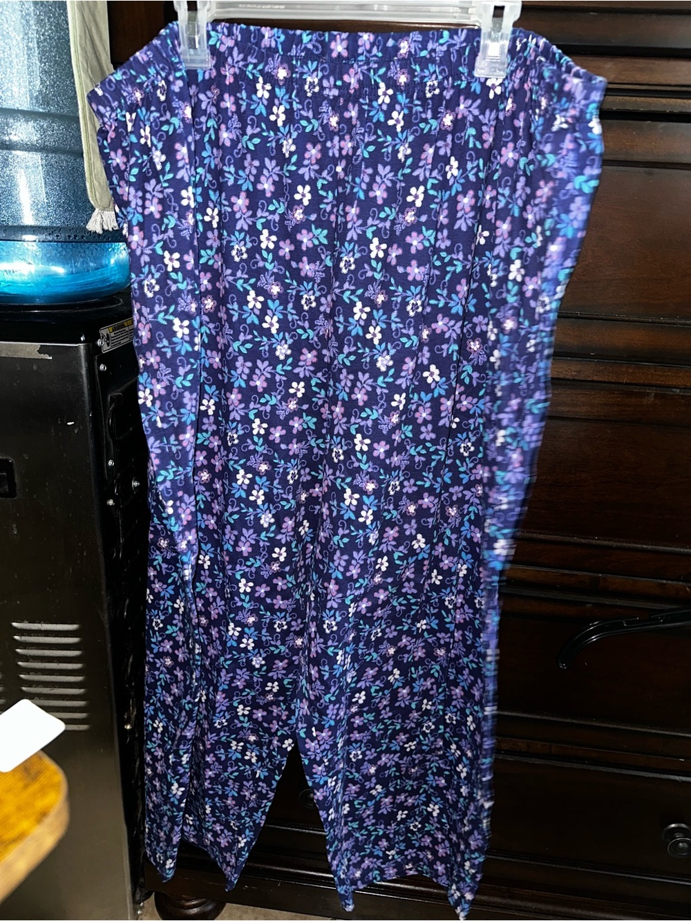 Dreams Co purple blue floral pj pants plus size 3X
